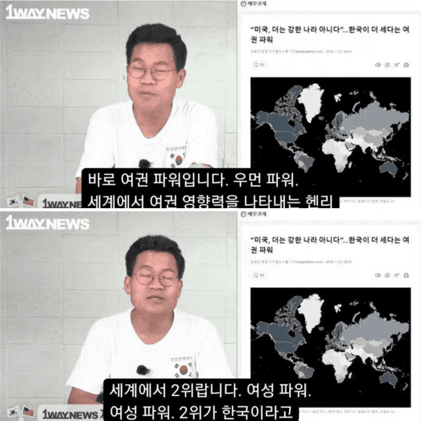 한국 우먼파워 2위

ㅖ??