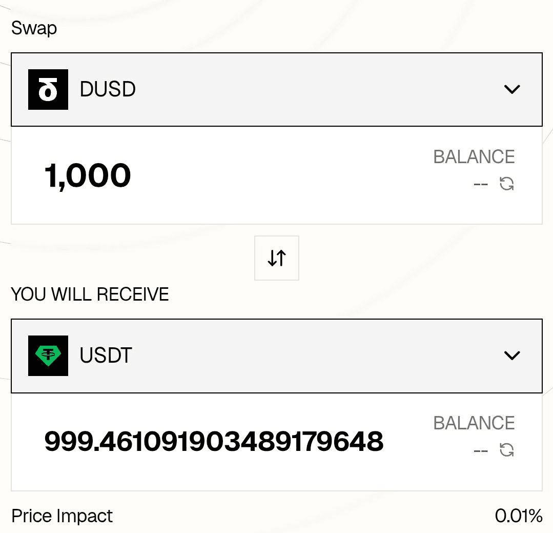 StandX DUSD는 우려와 다르게
페깅은 짱짱하게 되는 중

Redeem하면 999 USDT인데
Swap하면 999.46 USDT라
프로젝트에서 페깅 신경쓰나봄