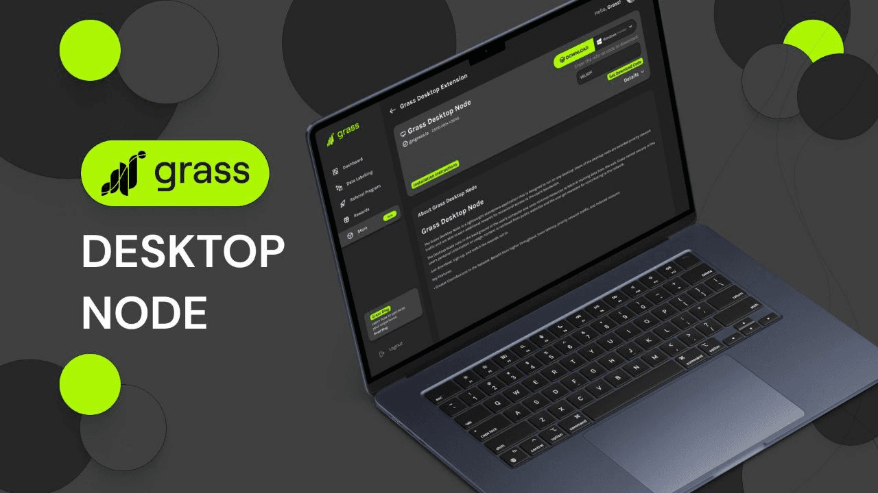 ☑️Grass 데스크탑 노드 출시 - 홈페이지에서 Desktop Node 설치 - NFT - 비트맨X - 텔레그램 : 비트코인 ETF  | 코인 텔레그램 정보