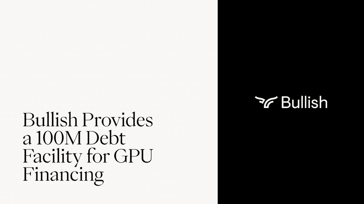 USD.AI, 불리시서 1억달러 조달…GPU 담보대출 확대

온체인 기반 GPU 담보 대출 인프라를 구축하는 USD.AI가 기관 중심 디지털자산 거래소 불리시(Bullish)로부터 1억달러 규모의 스테이블코인 기반 유동성을 조달했다. 해당 자금은…

#CHIP

기사 보기 👉 https://www.blockmedia.co.kr/archives/1134134?utm_source=telegram&utm_medium=social