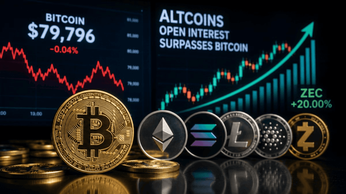 [뉴욕 코인시황] 비트코인 멈추자 알트코인 달린다…미결제약정 BTC 추월·ZEC 20% 급등

디지털자산(가상자산) 시장에서 비트코인이 8만달러 부근에서 횡보하는 사이 알트코인으로 매수세가 확산하고 있다. 비트코인은 뚜렷한 방향성을 잡지 못했지만 시장 전체 시가총액은 증가했고 알트코인…

#BNB #BTC #DOGE #ETH #HYPE #SOL #XRP #ZEC

기사 보기 👉 https://www.blockmedia.co.kr/archives/1136595?utm_source=telegram&utm_medium=social