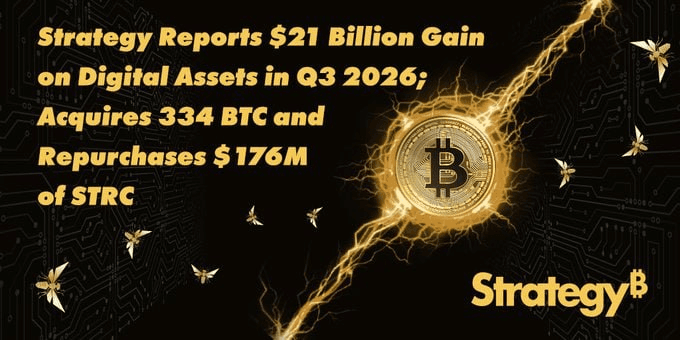 🥳 Strategy 는 지난주 334 BTC 를 매수

#BTC #MSTR